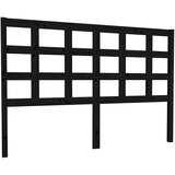  Uzglavlje za krevet crni 145,5 x 4 x 100 cm od masivne borovine | Eponuda.com