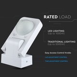  spoljašnji infracrveni senzor pokreta 360° 1000W/230V IP65 bela | Eponuda.com