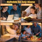 MAXSPACE LED lučka za branje z leseno osnovo | Shoptok.si