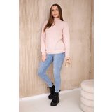 Kesi High-neckline sweater dark powder pink | shoptok.hr