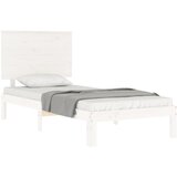  Okvir kreveta bez madraca bijeli 90 x 200 cm masivna borovina | shoptok.hr