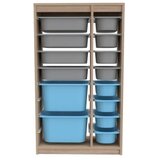 Hanah home višenamenska polica montana xs 2D4N8U sonomo grey blue | ePonuda.com