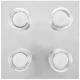 Ledvance LED Plafonsko svetlo za kupatilo ORBIS FLAME 4xLED/5,5W/230V IP44 hrom | Eponuda.com