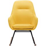  Stolica za ljuljanje od tkanine boja senfa | shoptok.hr