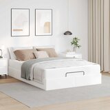  Okvir kreveta s madracem Ostalo 2 kom. Bijelo PVC Bijela 140 x 190 cm | shoptok.hr