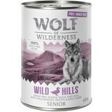 Wolf of Wilderness Varčno pakiranje Senior "Free-Range Meat" 24 x 400 g - Senior Wild Hills - raca & teletina iz proste reje Cene