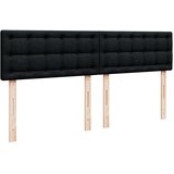 vidaXL Otomanski okvir kreveta s madracima crni 200x200cm od tkanine | shoptok.hr