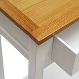  Kutni stolić 50 x 32 x 75 cm od masivne hrastovine | shoptok.hr