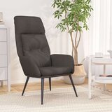  Stol za sproščanje temno sivo umetno semiš usnje, (20934956) | Shoptok.si