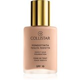 Collistar Perfect Wear Foundation vodootporni tekući puder SPF 10 nijansa 7 Caramel 30 ml | shoptok.hr