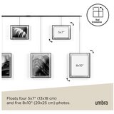 Umbra Crni metalni viseći okviri u setu 9 kom 223x77,5 cm Exhibit – | shoptok.hr