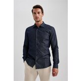 Defacto Slim Fit Jean Look Long Sleeve Shirt Cene