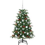 vidaXL Umestno božično drevo Zelena 120 cm PVC, kovina in plastika | Shoptok.si