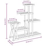  Stalak za cvijeće 95 x 25 x 96 cm od masivne jelovine | shoptok.hr