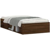  Za krevet smeđa boja hrasta hrasta 100x200 cm | shoptok.hr