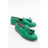 LuviShoes F04 Dark Green Skin Genuine Leather Shoes | shoptok.hr