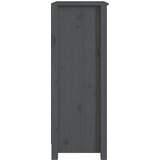 Ormarić za knjige Siva 50 x 35 x 97 cm od masivne borovine | Eponuda.com