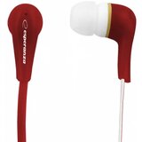 Esperanza Slušalice LOLLIPOP In-Ear, Noise dampening + Amplified BASS, red, EH146R Cijene