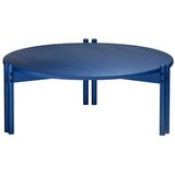 Karup Design Plavi okrugao stolić za kavu od masivnog bora ø 80 cm Sticks – Cijene