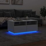  Stolić za kavu s LED svjetlima bijeli 90x49x40 cm | Eponuda.com