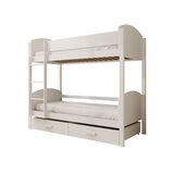 ADRK Otroki pograd Jori z vzmetnico in predali 96 cm - BELA Cene