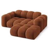 Cosmopolitan Design Kutna garnitura od šenila boja terakote (s desnim kutom/s ležaljkom) Treno – | shoptok.hr