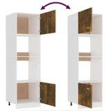 Ormarić za mikrovalnu pećnicu boja hrasta 60x57x207 cm drveni | shoptok.hr
