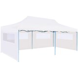 vidaXL Zložljiv pop-up vrtni šotor s stranicami 3x6 m jeklen bel Cene