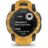 Garmin pametni sat Instinct 3 50 mm Solar, intenzivno žuti, žuto-sivi remen (Limited Edition) | shoptok.hr
