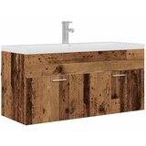 vidaXL Kopalniška omarica Star les 100 x 38,5 x 46 cm Konstruiran les, (5000092586) | Shoptok.si