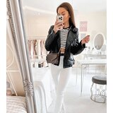 Gemre Black biker jacket faux leather Laisné | shoptok.hr