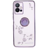 INORCO Flower TPU ovitek za vivo Y75 5G/T1 5G/Y33e 5G/Y30 5G/Y55s 5G/iQOO Z6, pokrov za telefon z galvanskim stojalom iz nosoroga, (22036159) Cene