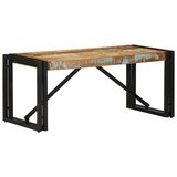 vidaXL Stolić za kavu višebojna 80x40x35 cm masivnog obnovljenog drva Cijene
