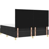  Krevet s opruga kutije s uzglavljem Crna 200 x 180 cm tkanina | shoptok.hr