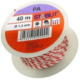 STABILIT Večnamenska vrvica (Ø x Do: 1,3 mm x 40 m, Rdeča/bela, Poliester) | Shoptok.si