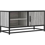 Maison Chic TV omarica - TV enota - Televizijska omarica siva sonoma 80x34,5x40 cm inženirski les in kovina, (21699384) Cene