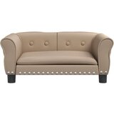  Krevet za pse cappuccina 70 x 45 x 30 cm od umjetne kože | shoptok.hr