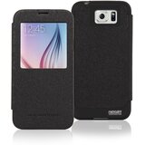  Preklopni ovitek / etui / zaščita Mercury WOW Bumper View Case za Samsung Galaxy S6 Edge+ - črni Cene