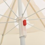  Vrtni suncobran s čeličnim stupom 180 cm boja pijeska | shoptok.hr