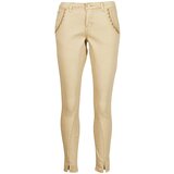 Cream holly twill pant bež Cijene