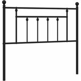  Metalno zamjensko uzglavlje crno 100 cm | shoptok.hr