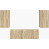  Set zidnog ormarića za TV 4 pcs Sonoma hrast Konstruirano drvo | shoptok.hr