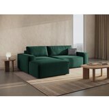 Micadoni Zelena raztegljiva kotna sedežna garnitura (levi kot) Jodie – Home | Shoptok.si