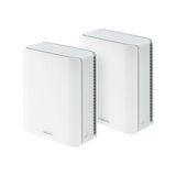 Asus ZenWiFi BT8 (2-pack) Tri pasova (2,4 GHz / 5 GHz / 6 GHz) Wi-Fi 7 (802.11be) Bela 3 Notranji Cene
