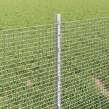  Zavarena žičana ograda s postom 10 x 0,4 m Srebrna Mreža | shoptok.hr