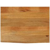 Stolna Mizna plošča z naravnim robom 80x60x3,8 cm trden mangov les, (21412044) | Shoptok.si
