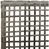  Vrtna stolica s jastukom 2 pcs Siva 55 x 53 x 85 cm poliratan | shoptok.hr