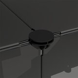 Kavez za male životinje crni 143 x 107 x 93 cm PP i čelik | shoptok.hr