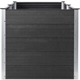  Posuda za sadnju 250 x 100 x 54 cm WPC siva | shoptok.hr
