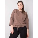 BASIC Feel Good Blouse-RV-BZ-6294.06P-brown | Shoptok.si
